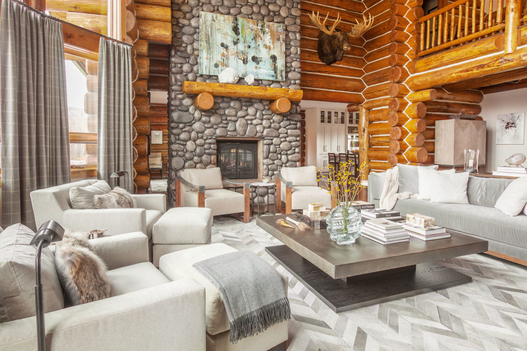 WRJ's Designers Made A Grand Living Room both Bright and Cozy