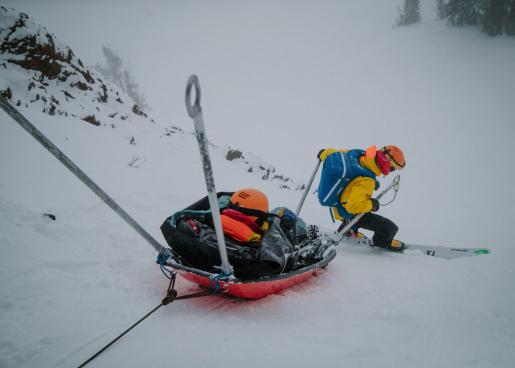 Navigating Tricky Terrain with a Sled